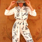 JUMPSUIT DRAWN BY HAND ////  SINGLE PIECE ON ORDER