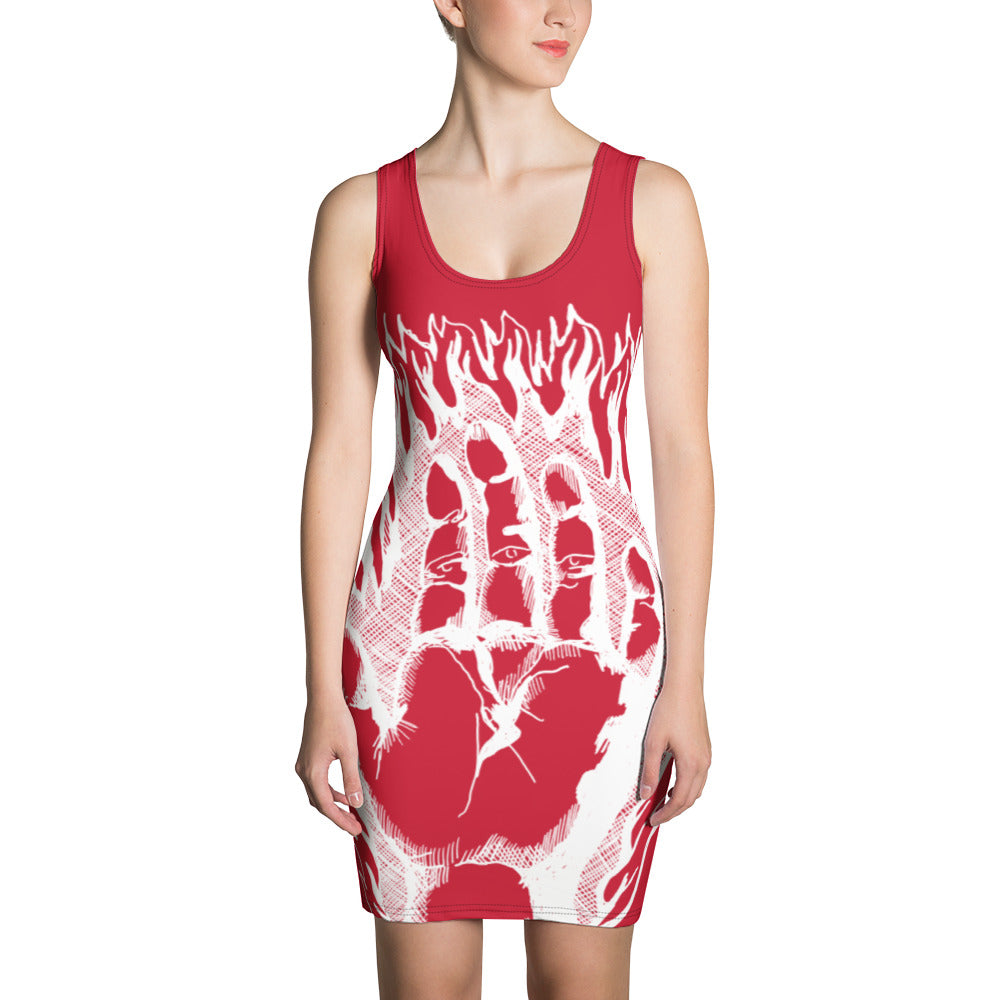 HAND FIRE /// Sublimation Cut & Sew Dress