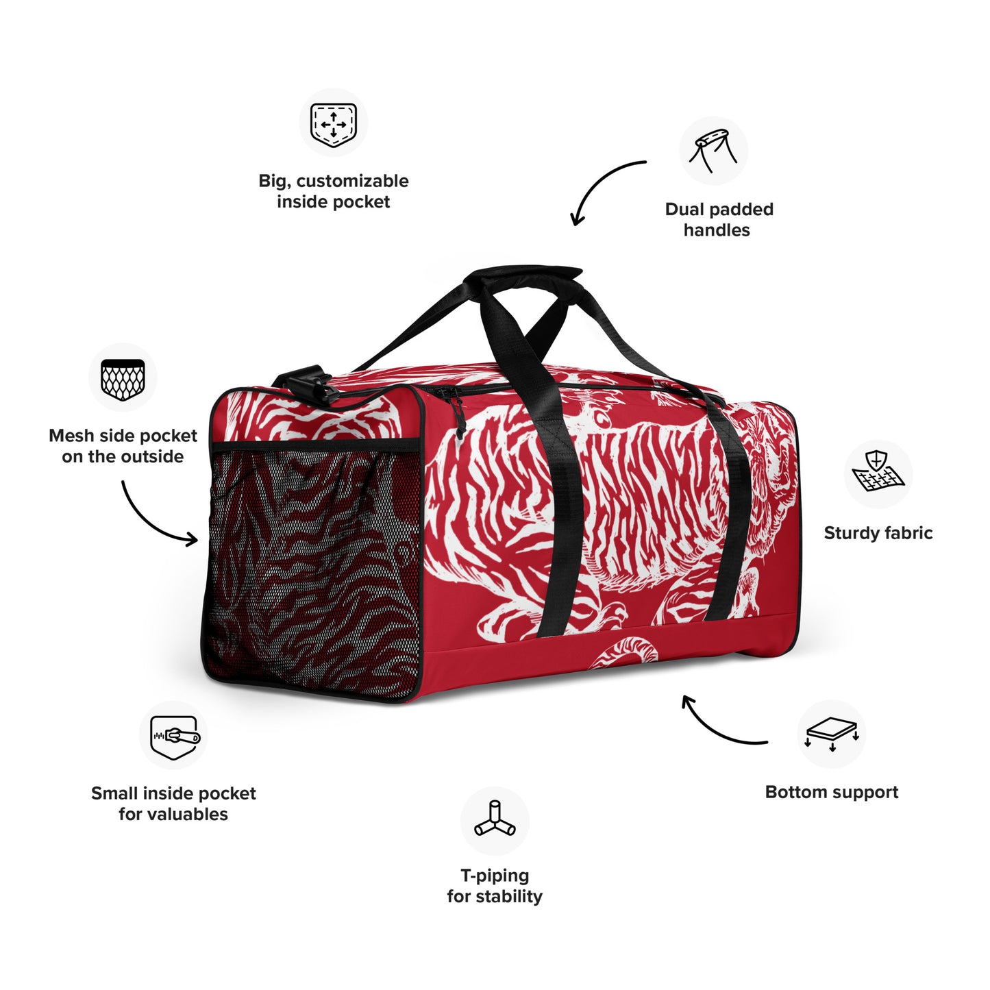 RED TIGER //// Duffle bag