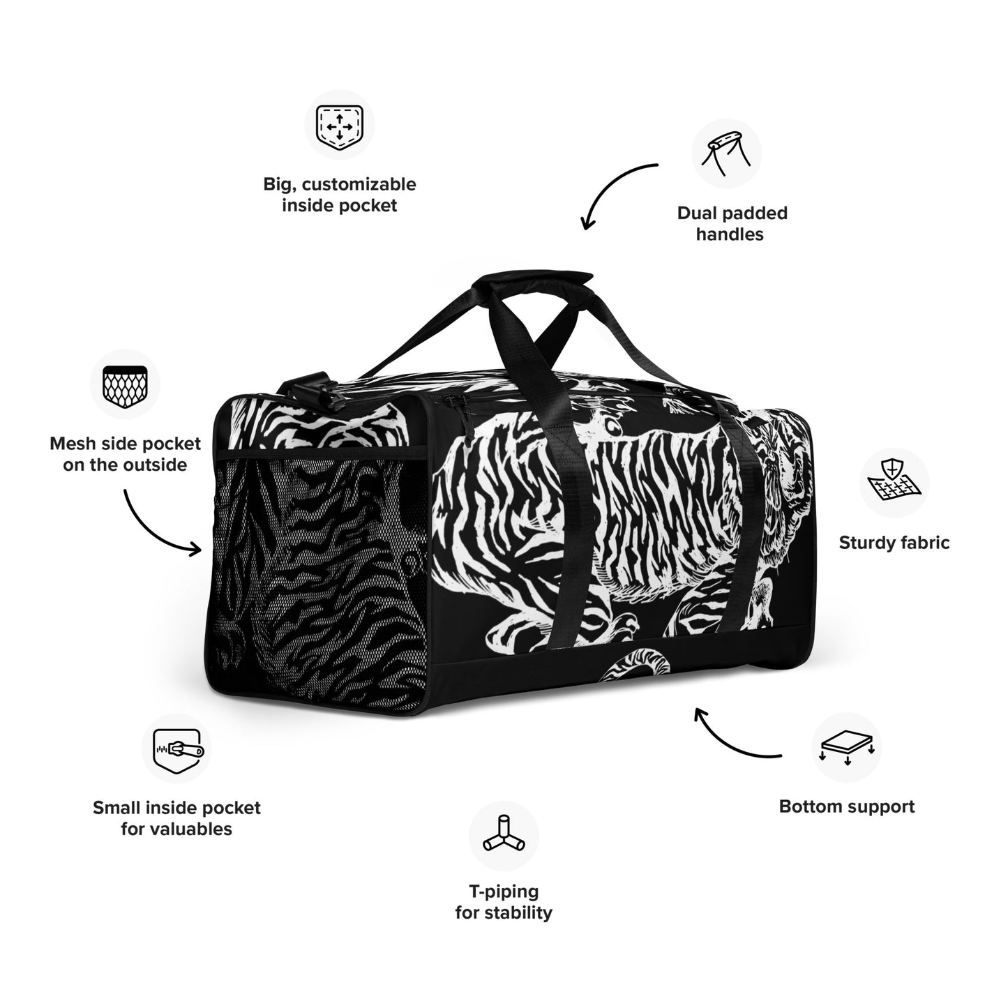 BLACK TIGER //// Duffle Bag