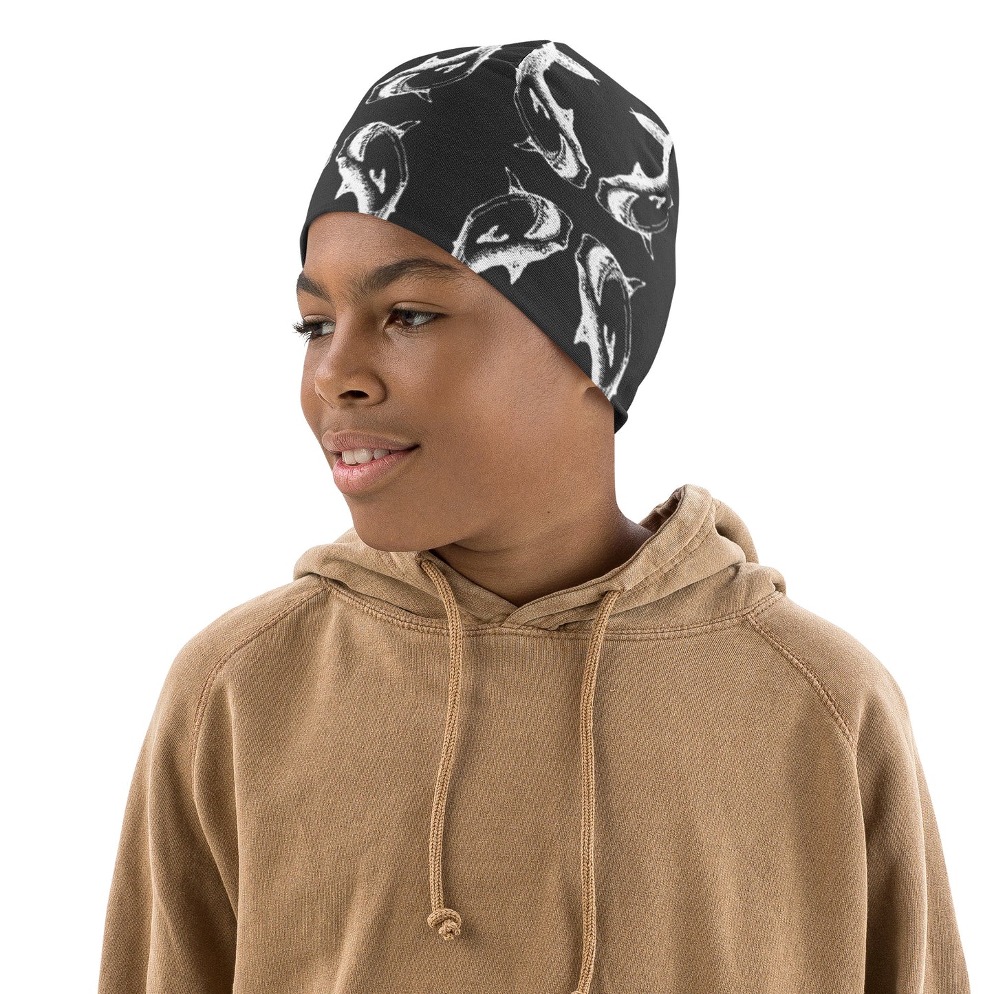 SHARK TRIP //// All-Over Print Kids Beanie