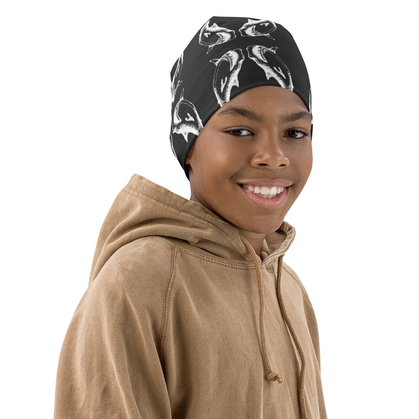 SHARK TRIP //// All-Over Print Kids Beanie