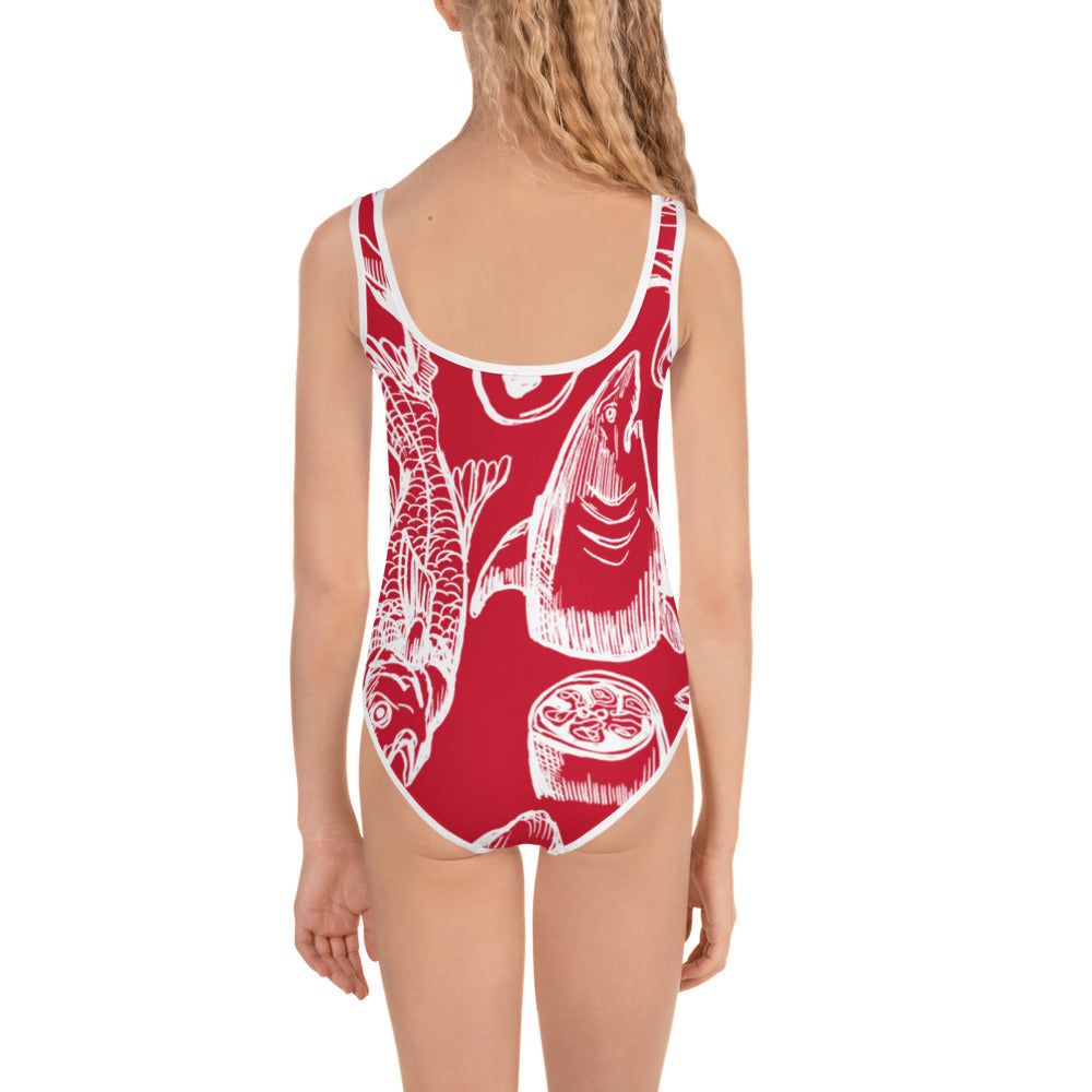 OCTOPUS //// All-Over Print Kids Swimsuit