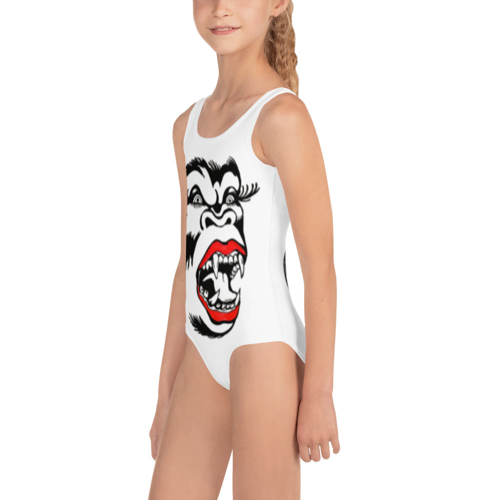 QUEENKONG SEA //// All-Over Print Kids Swimsuit