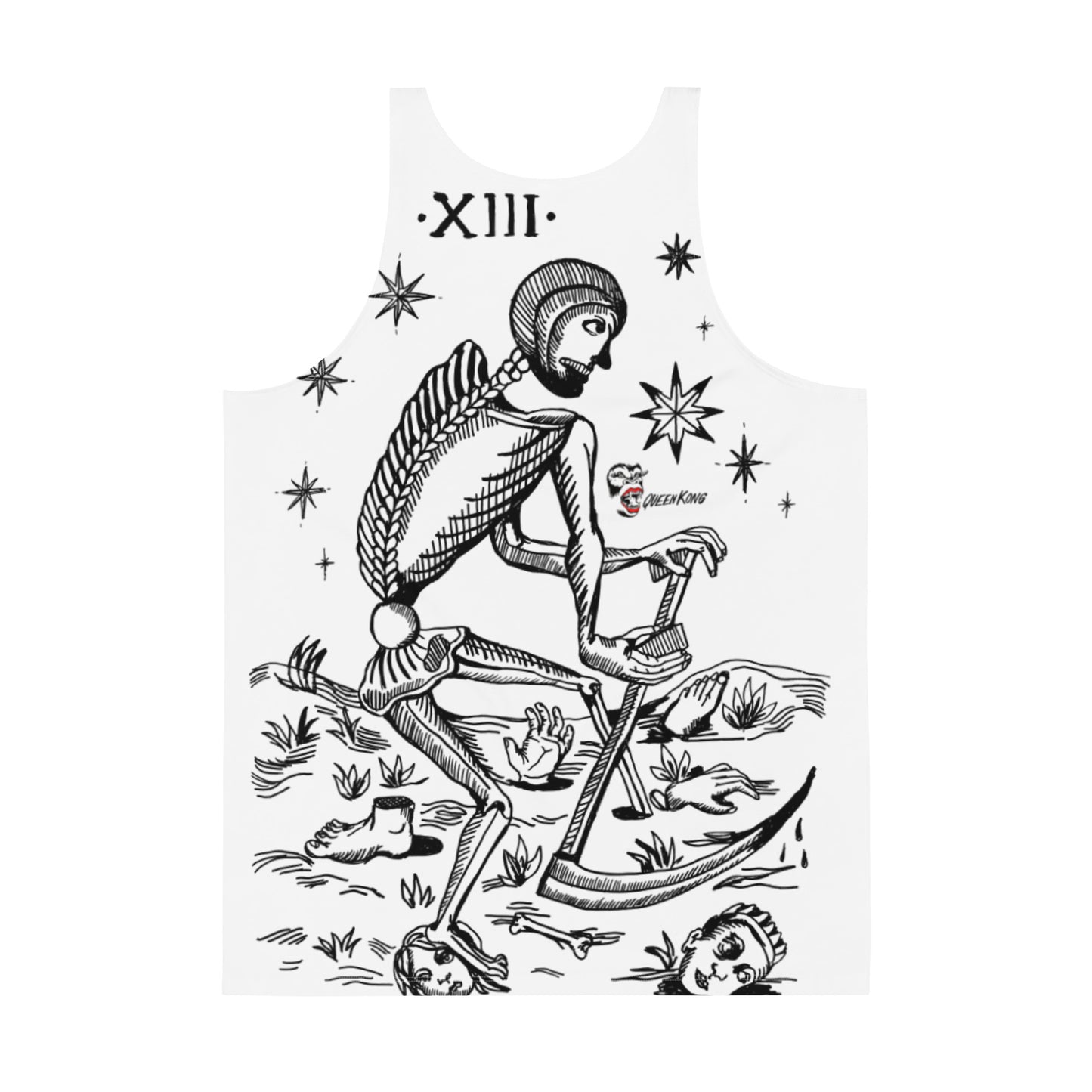 TAROT  "LA MUERTE " //// Unisex Tank Top