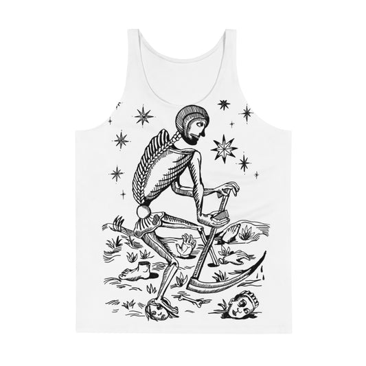 TAROT  "LA MUERTE " //// Unisex Tank Top